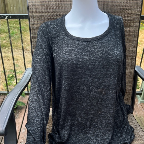 Buffalo David Bitton Charcoal Long Sleeve Top - Picture 1 of 3
